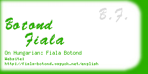 botond fiala business card